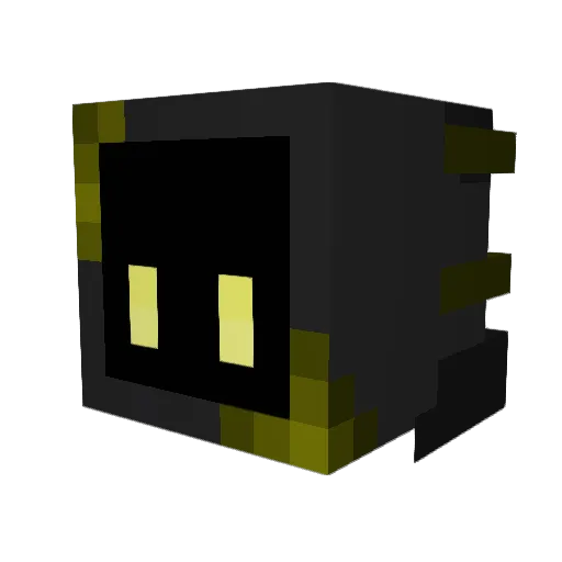 STERBANLOL Minecraft avatar head, 3D render