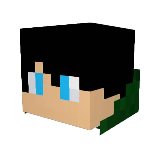 STIGIIII Minecraft avatar head, 3D render