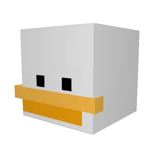 STINKIEMEN Minecraft avatar head, 3D render