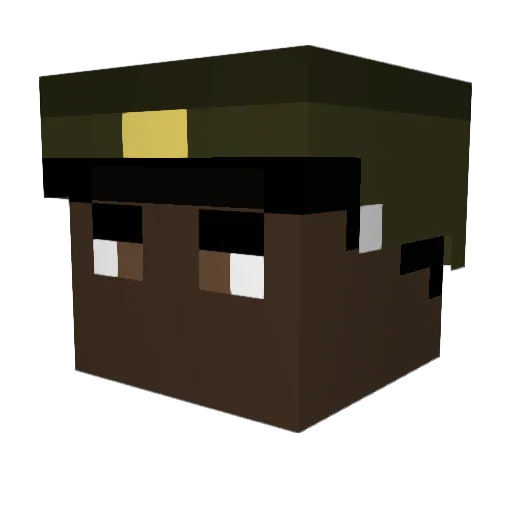 STINKY579 Minecraft avatar head, 3D render