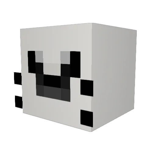 STMK4R Minecraft avatar head, 3D render