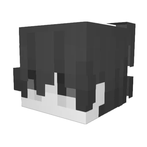 STOCK997 Minecraft avatar head, 3D render