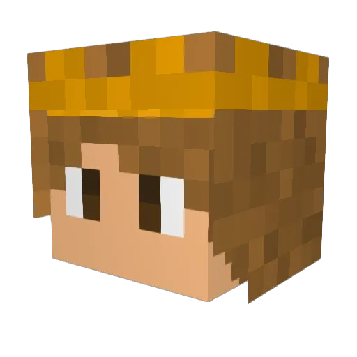 STONKFOOT Minecraft avatar head, 3D render