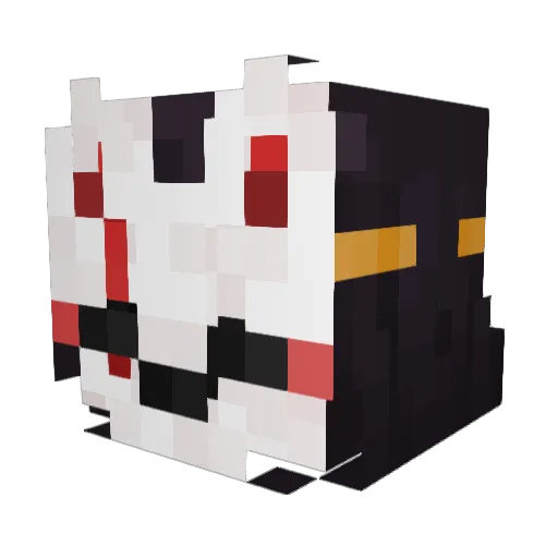STOPNIK Minecraft avatar head, 3D render