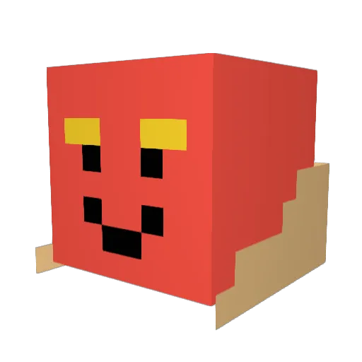 STORMBREAKER832 Minecraft avatar head, 3D render