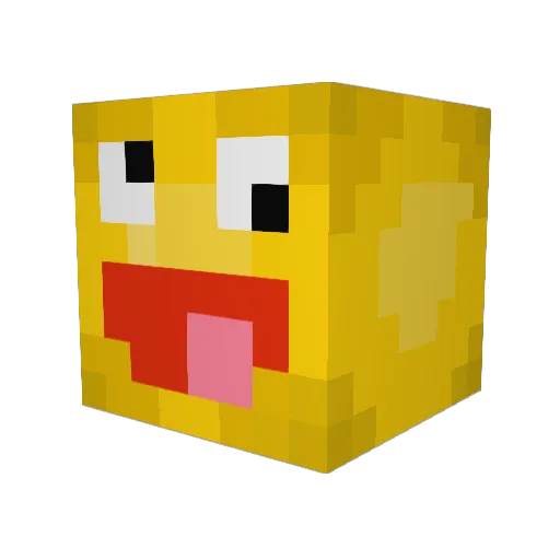 STORMESS Minecraft avatar head, 3D render