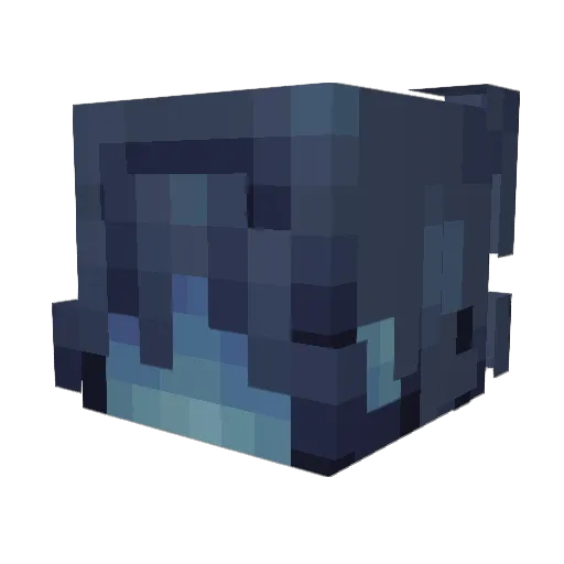 STORMFLOW Minecraft avatar head, 3D render
