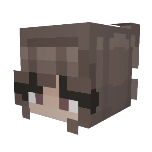 STR4WB3RRY08 Minecraft avatar head, 3D render