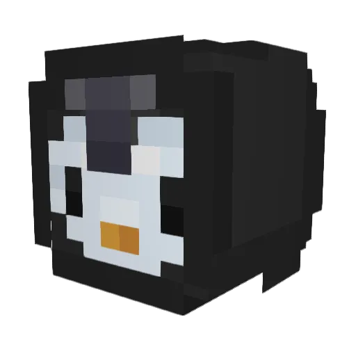 STREETWEED Minecraft avatar head, 3D render