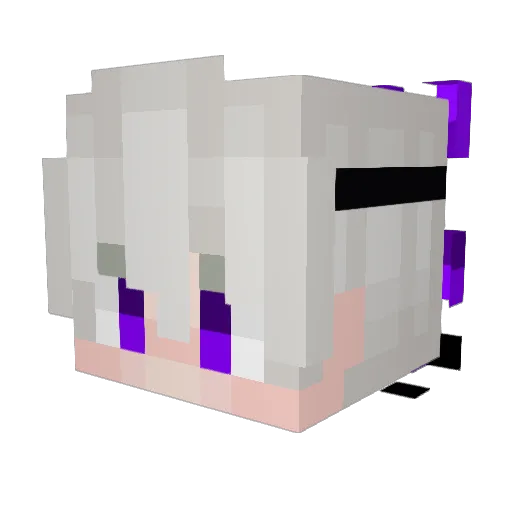 STS_RHUAZZ Minecraft avatar head, 3D render