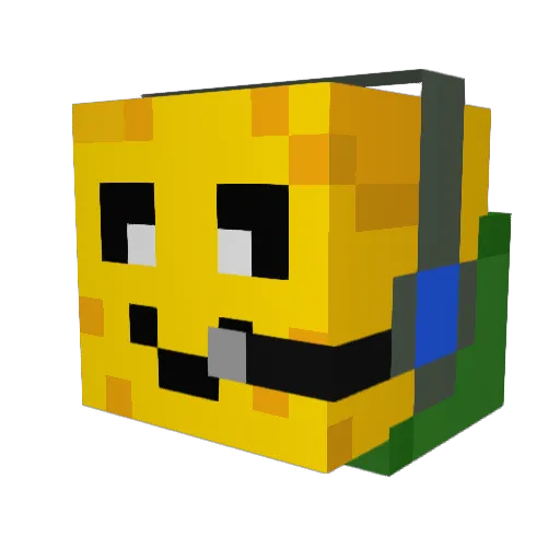 STVince00 Minecraft avatar head, 3D render