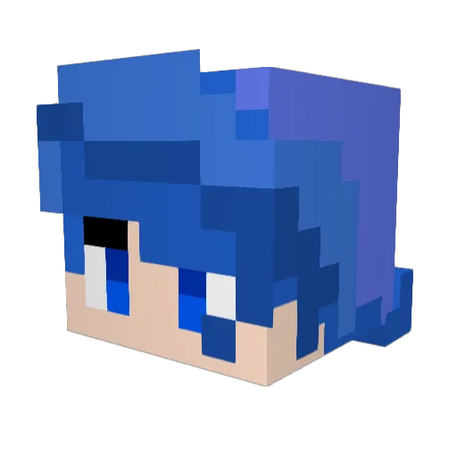 ST_HuyNoob_ Minecraft avatar head, 3D render