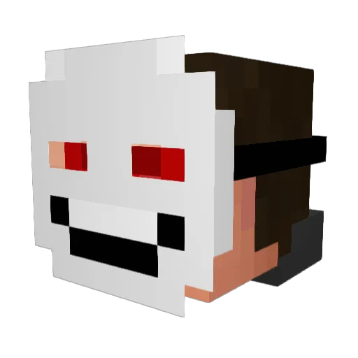 ST_Zeros_ Minecraft avatar head, 3D render