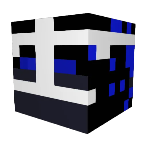 STatic303 Minecraft avatar head, 3D render