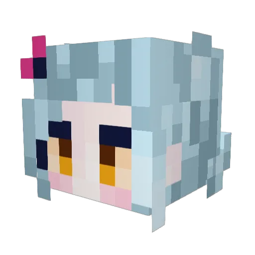 STb2000 Minecraft avatar head, 3D render