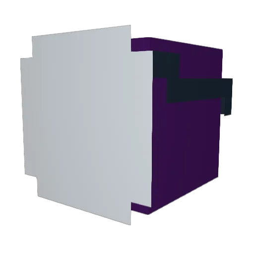 STedico Minecraft avatar head, 3D render