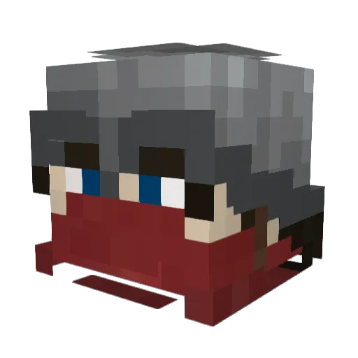 STerry000 Minecraft avatar head, 3D render