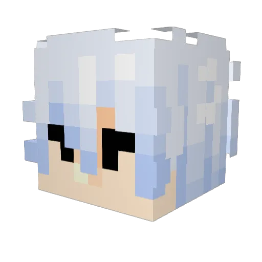 STheHero Minecraft avatar head, 3D render