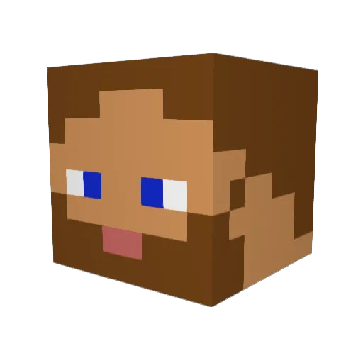 STlNGz Minecraft avatar head, 3D render