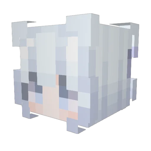 STrash5 Minecraft avatar head, 3D render