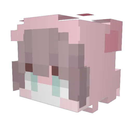 STshigi Minecraft avatar head, 3D render