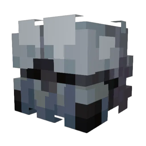 STuLW Minecraft avatar head, 3D render