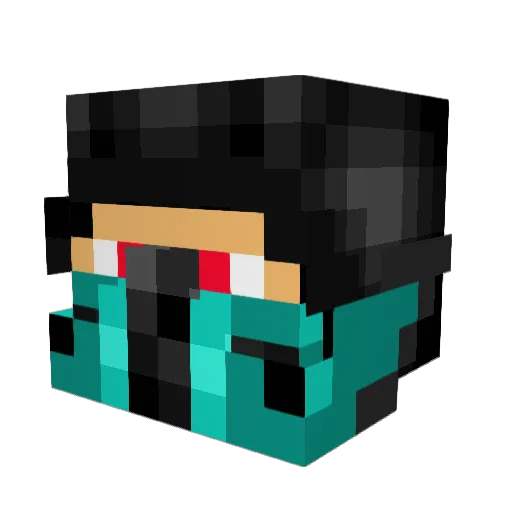 SUBZERODRAGON95 Minecraft avatar head, 3D render