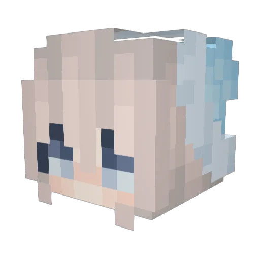 SUGARTHEPILL Minecraft avatar head, 3D render