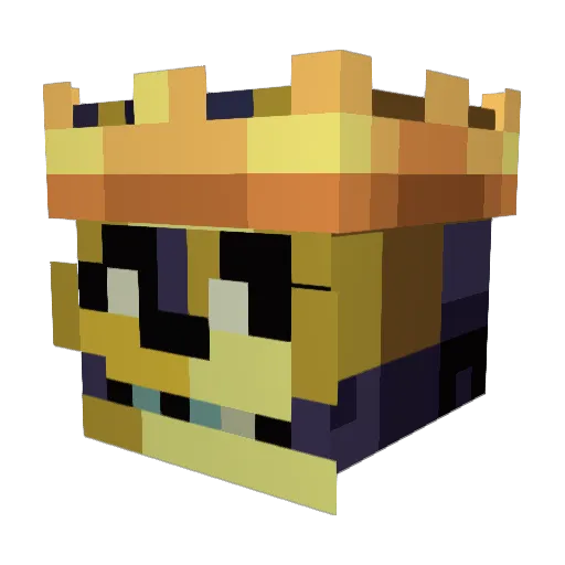 SUGE974 Minecraft avatar head, 3D render