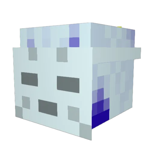 SUIKA0318 Minecraft avatar head, 3D render