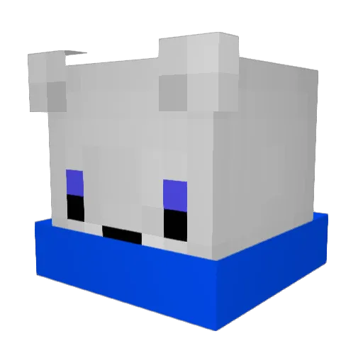 SULLY000N Minecraft avatar head, 3D render