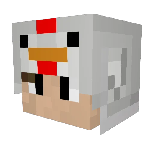 SULOFITNESS Minecraft avatar head, 3D render