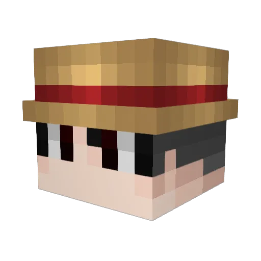 SUM3Re Minecraft avatar head, 3D render