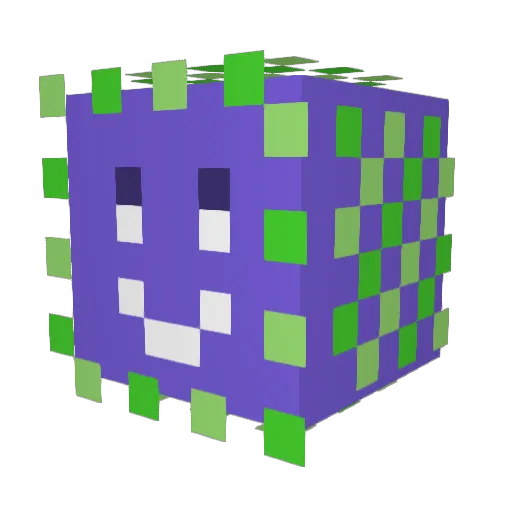SUMTAS Minecraft avatar head, 3D render