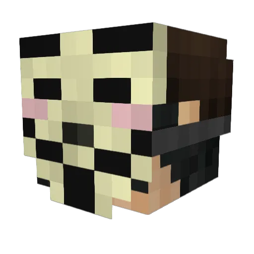 SUNGDADDY Minecraft avatar head, 3D render