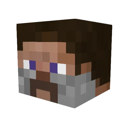 SUPAdry1005 Minecraft avatar head, 3D render