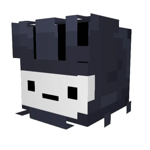 SUPBER Minecraft avatar head, 3D render