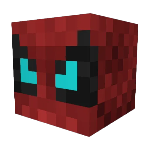SUPERGIANAXD Minecraft avatar head, 3D render