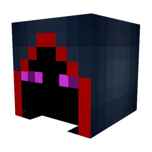 SUPERROCKTCH Minecraft avatar head, 3D render