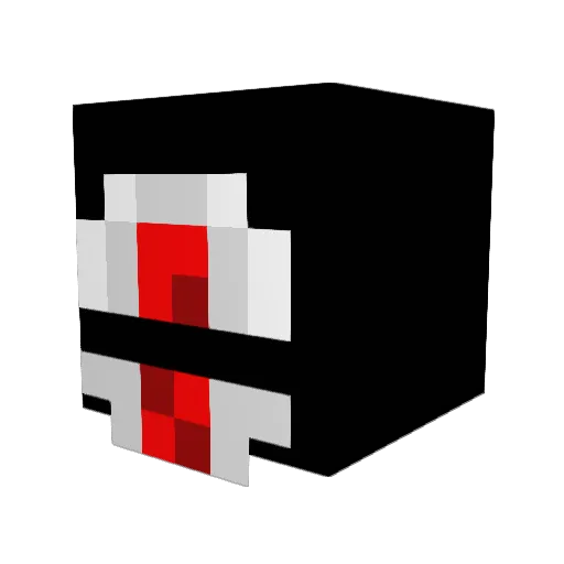 SUPERTNT64 Minecraft avatar head, 3D render