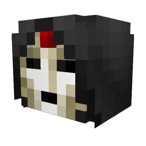 SUPREMO_HCS Minecraft avatar head, 3D render