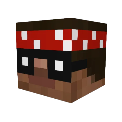 SURAJ8420 Minecraft avatar head, 3D render