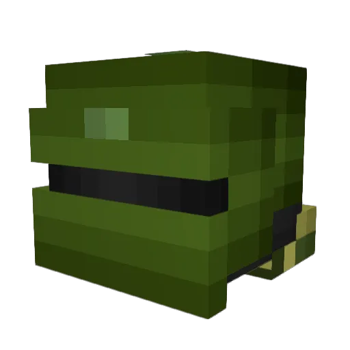 SURFEE Minecraft avatar head, 3D render