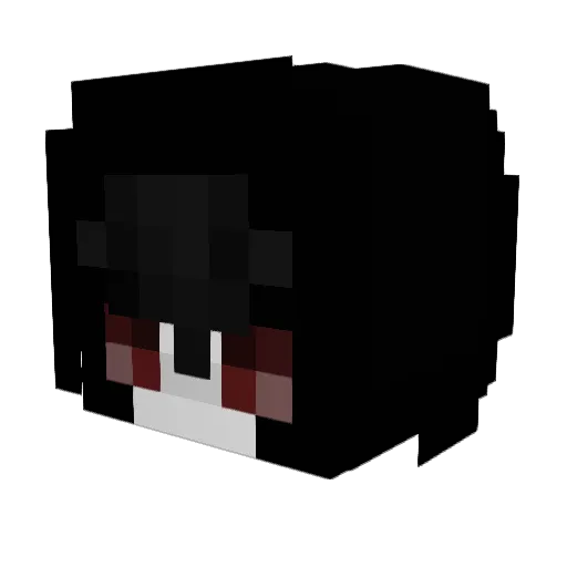 SUUHO Minecraft avatar head, 3D render
