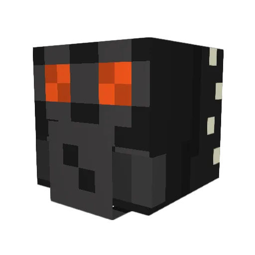 SUZUY Minecraft avatar head, 3D render
