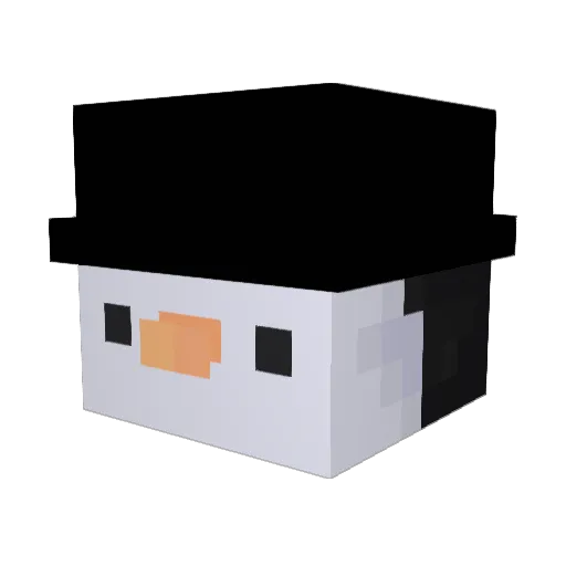 SVETLO123 Minecraft avatar head, 3D render