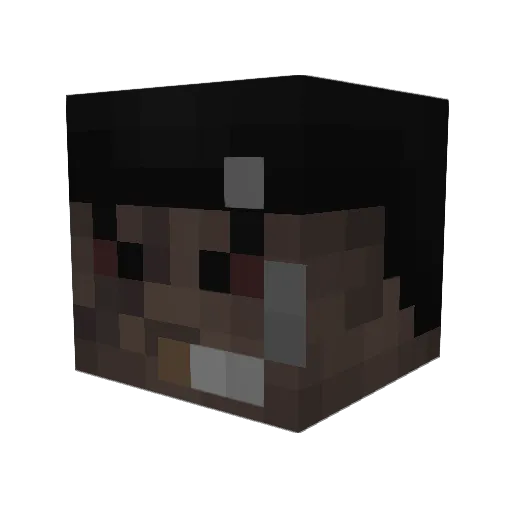 SVETOO Minecraft avatar head, 3D render