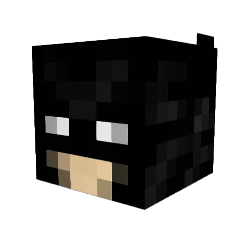 SVETTLEON Minecraft avatar head, 3D render