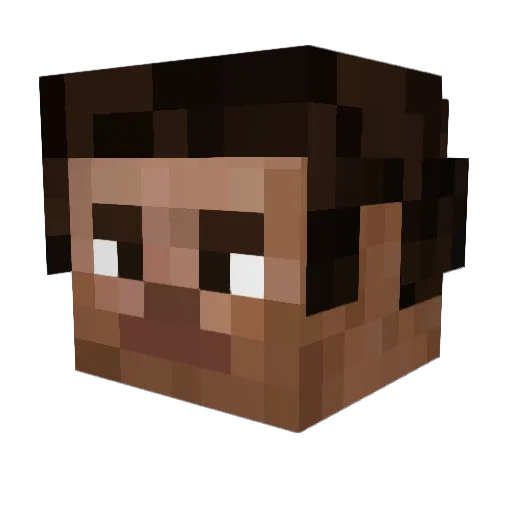 SVINCNIK Minecraft avatar head, 3D render
