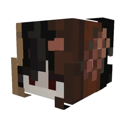 SVIX_ Minecraft avatar head, 3D render